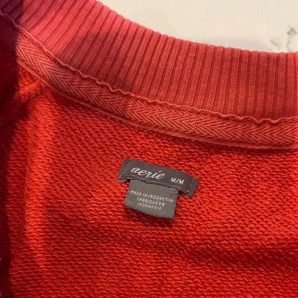 Aerie Bright Red Knit Top - Picture 2 of 3